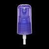 Blue finger Mist Spray Pump 18/415 with flat PP overcap for perfume
