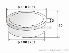 High Quality Circular Brass Chrome Plated Floor Drain