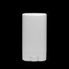 15g Plastic Cosmetic Container , white lip balm container Screen Printing