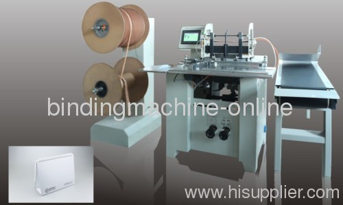 Automatiuc Heavy Duty Double Wire Book Binding Machine