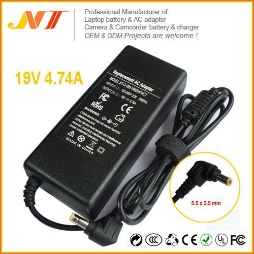 19V 4.74A AC laptop charger for ASUS 5.5*2.5mm with high quality