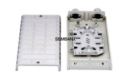 fiber optic terminal box 8 core Gray