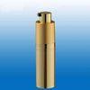 Plastic / aluminum airless bottle gold 10ml 15ml for Skin Care Cream