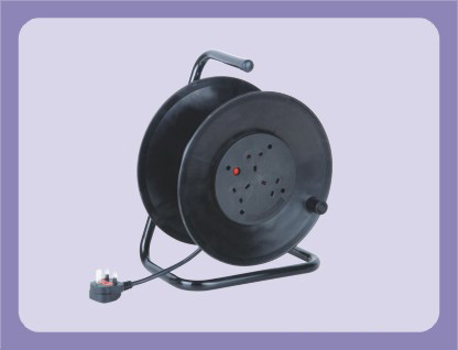 British Extension Cable Reel With 4 Outlet Sockets Suitable for 40M 50M