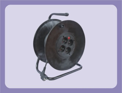 40m 50m French Extension Cable Reel with 4 Outlet Sockets