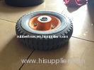 Flexible Rubber PU Trolley Wheels , Wear Resisting 2.50-4 PU1410