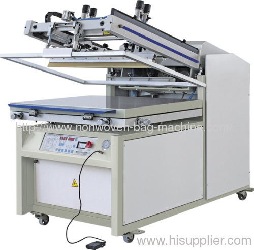 Microcomputer screen printing machine