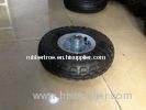 Pneumatic Industrial Trolley Wheels , Handcart Wheels 3.50-4