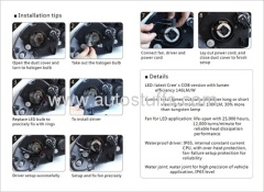 LED Car Head Light Kit H16 1800LM x2pcs