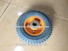 Solid PU Flat Free Cart Wheels 2.50-4 PU1403 With Metal Rim