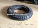 Pneumatic Rubber Flat Free Wheel Barrow Tyres For Cart , 3.25-8 BT10