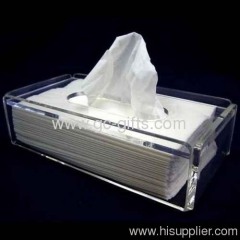 Nice of clear acrylic tissue box cover