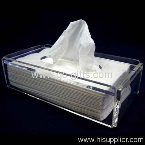 lucite tissue box