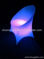 Led luminous pub chair