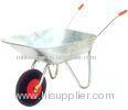 Stainless Steel Construction Steel Wheelbarrow With Two Handles