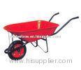 Metal Farm Steel Wheelbarrow For Industrial Garden , 130KG 13''x3''A