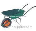 Farm Metal Construction Wheelbarrow , Steel Landscaping Wheelbarrows