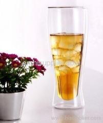 Double Wall Beer Glass with Hand Made Craftsmanship