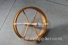 Metal Wheel Barrow Rim With A Ball Bearing , Hand trolley Rim 3.50-10
