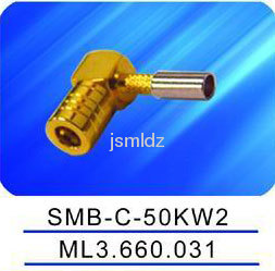 SMB female connector,Crimp,right angle,SMA-C-50kw2