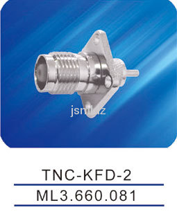 TNC female connector with flange,microstrip,TNC-KFD
