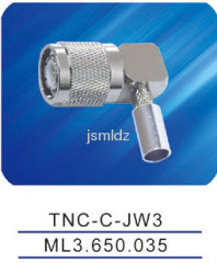 TNC male connector ,crimp,right angle,TNC-C-JW3