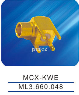 MCX female connector ,right angle,PCB board