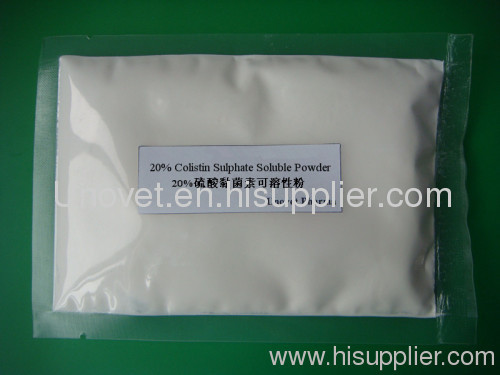 Colistin Sulphate Water Soluble Powder 20% 100g