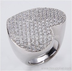 Fashionable tungsten steel ring