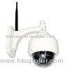 COMS H.264 Mini PTZ IP Cameras White HTTP / TCP , Day & Night For Banks