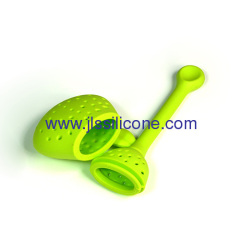 Odor free tea infuser and strainer silicone rubber Pear' tea bag