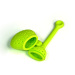 Heat resistant tea infuser and strainer silicone rubber tea bag in Pear style