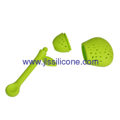 Odor free tea infuser and strainer silicone rubber Pear' tea bag