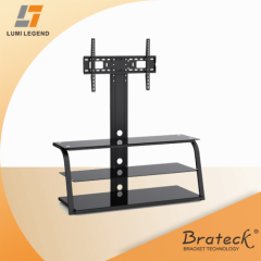 Silk Screen Tempered Glass TV stand