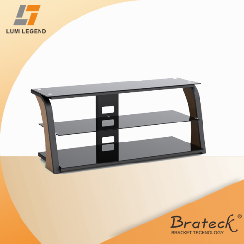 Fashion design Wood Glass and Metal TV Stand