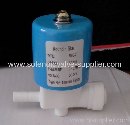 mini quick connection water solenoid valve