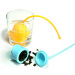 Rose shape silicone tea infuser strainer and tea bag