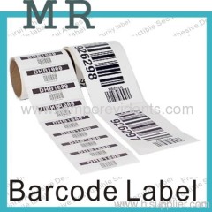 Destructible Vinyl Labels,Tamper Proof Fragile Barcode Sticker with Serial Numbers,Warranty VOID If Removed Sticker