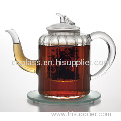 Wholesales Hand Made Heat Resistant Glass Tea Pot Coffee Pots