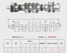 cummins engine parts crankshaft M11/3073707