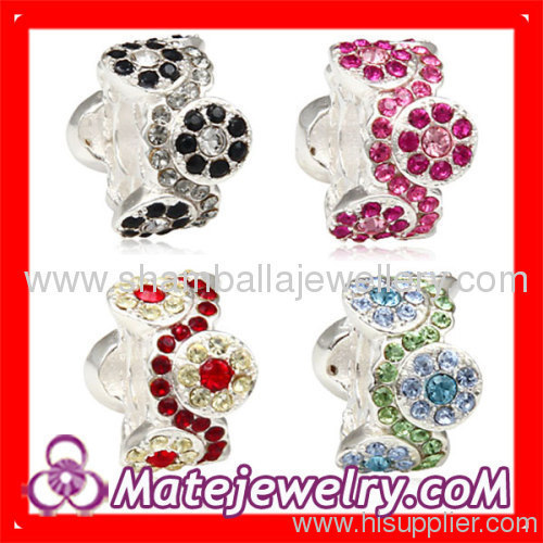 crystal large hole beads