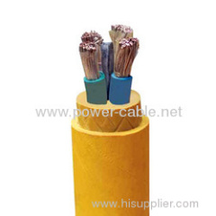 rubber cable with copper conductor rubber insualted