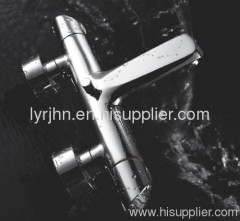 Dual handles basin mixer