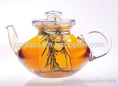 Heat Resistant Borosilicate Glass Teapot