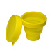 Foldable and easy carry silicone cup