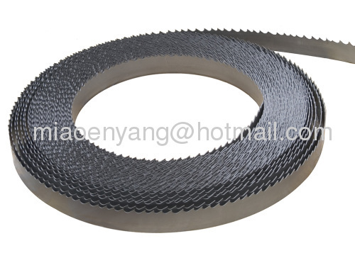 Bimetal strips for producing hacksaw blade