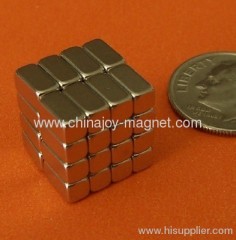 Neodymium Magnets N42 Block 1/4 in x 1/8 in x 1/8 in