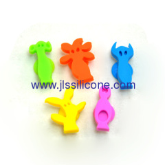 Charming silicone wine glass marker or drink identification