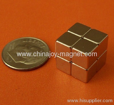 Rare Earth Magnets N50 1/4 inch Strong Neodymium Cube