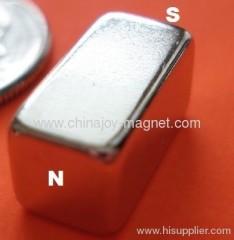 NdFeB Magnets 1/4 in x 1/4 in x 1/2 in Neodymium N42 Block